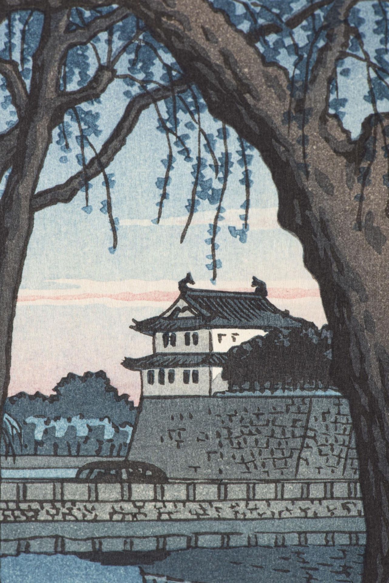 JAPON, Ensemble de deux estampes. Takahashi Hiroaki (Sh&amp;ocirc;tei) (1871-1944), "Mizukubo", vers - Image 12 of 14