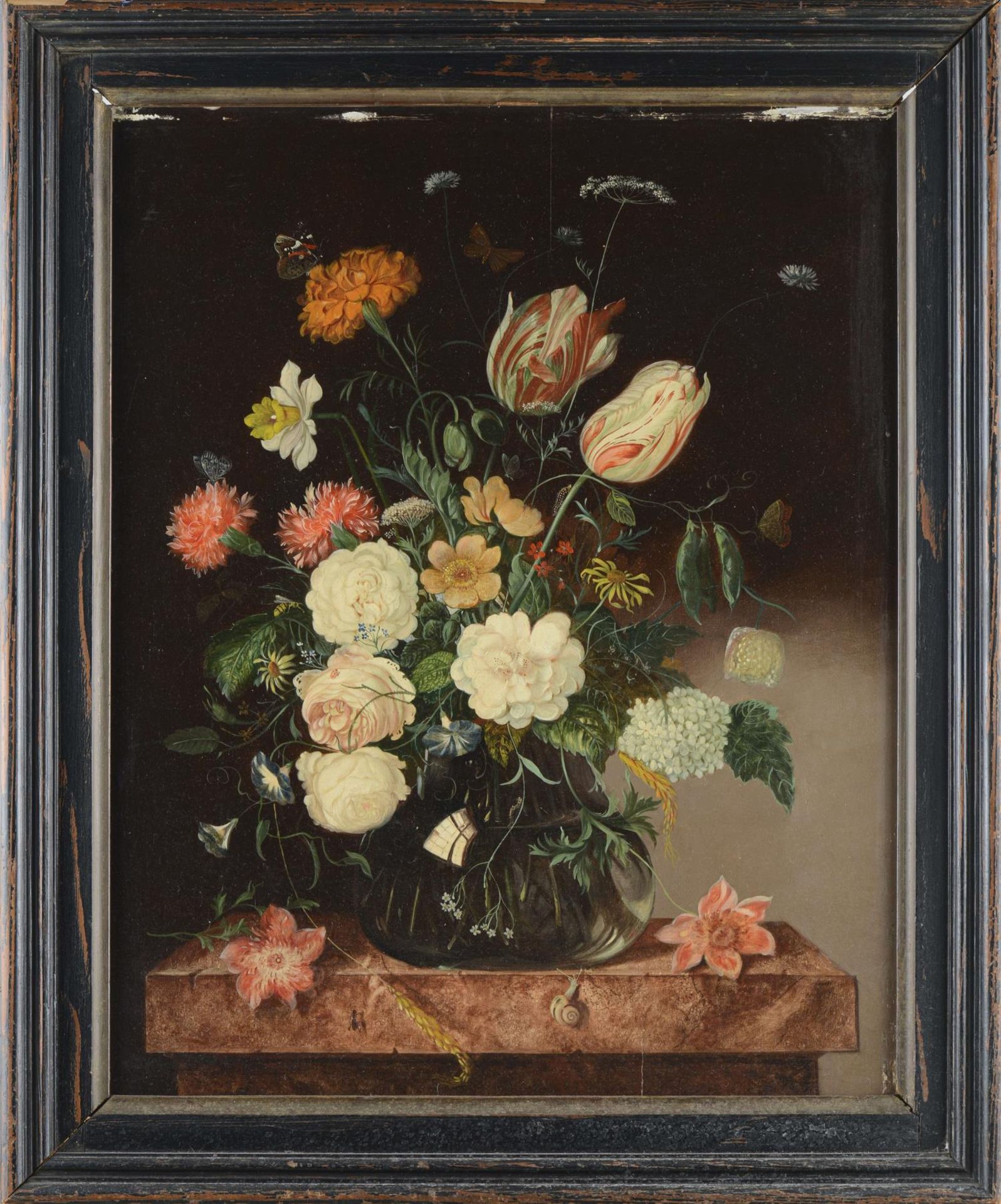 Jan Davids de HEEM (1606-1683/84) d'apr&amp;egrave;s, "Nature morte aux fleurs"... - Image 2 of 6