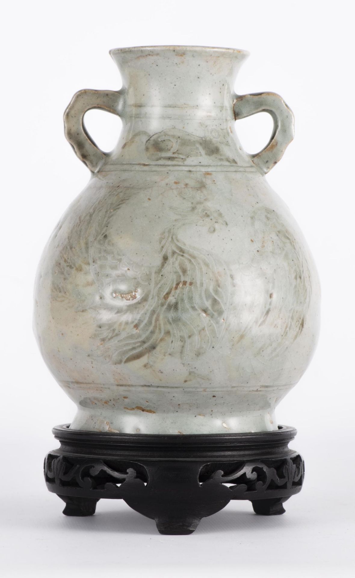 CHINA, Hu vase in celadon glazed stoneware, - Image 3 of 10