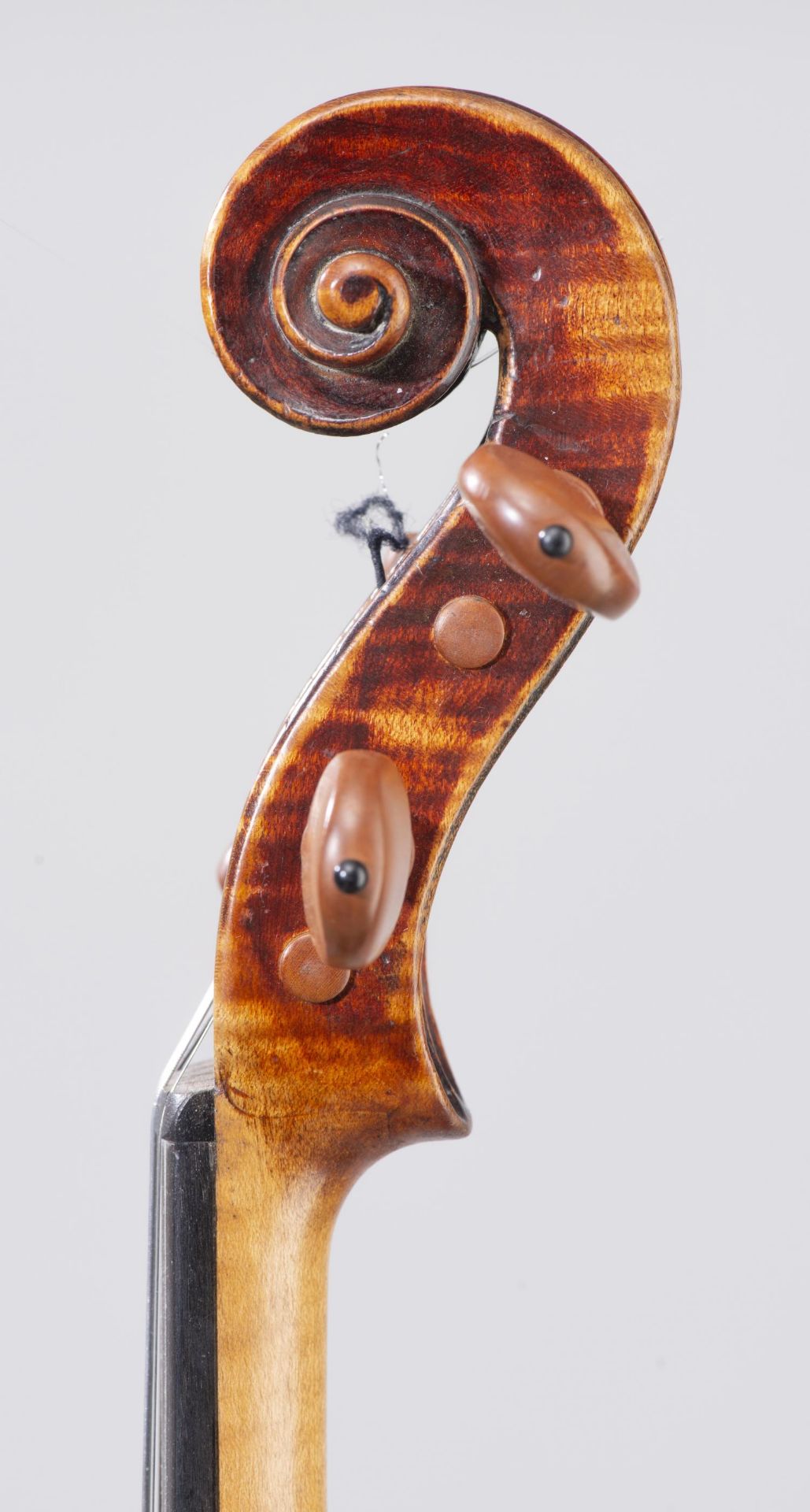 Violon (français) avec étiquette manuscrite " Fait avec une â€¦ de violon Stradivarius par Pique ... - Image 4 of 7