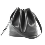 HERMES, Sac "Market", 27cm en cuir noir...