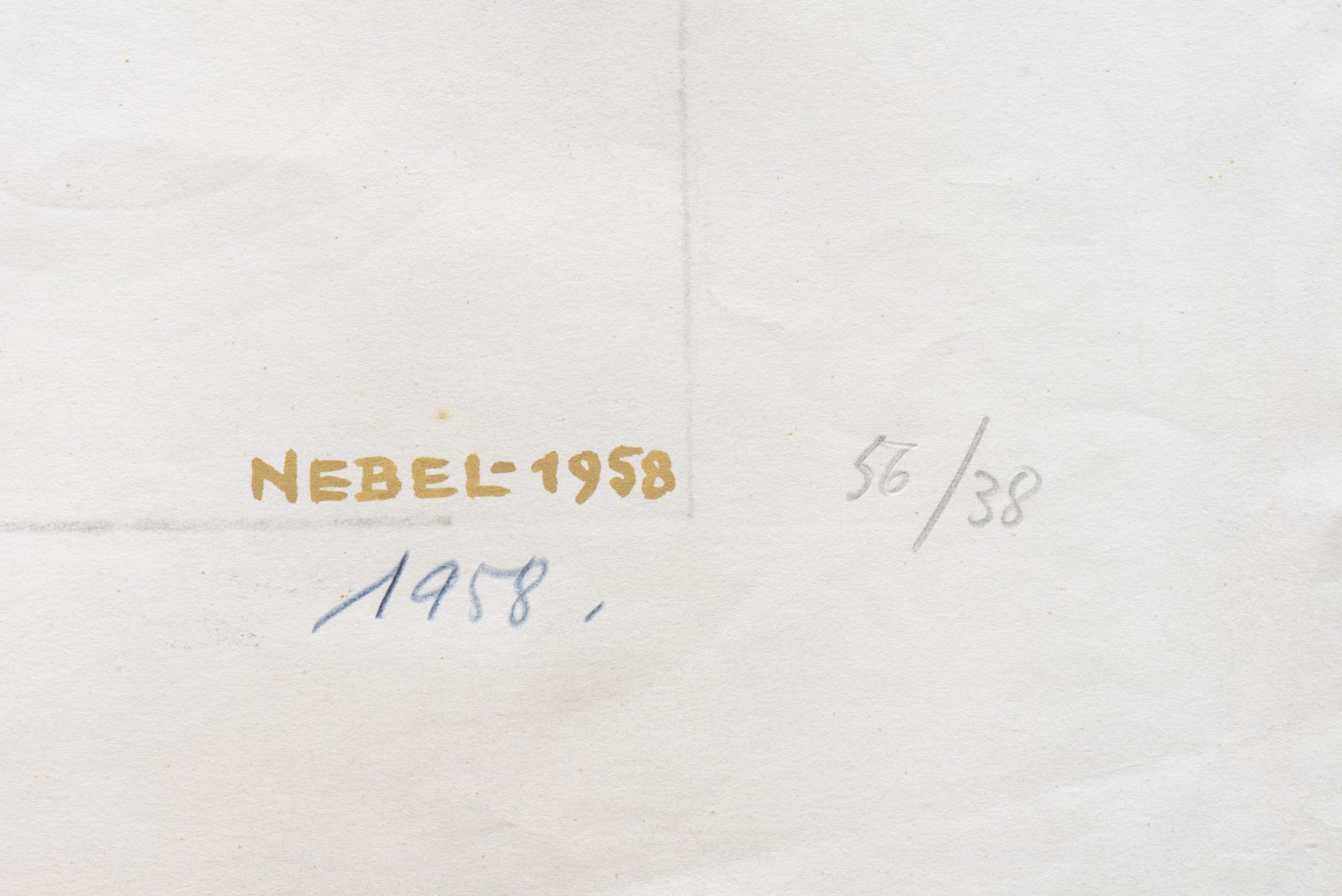 Nebel OTTO (1892-1973) "Couleur 1 - 2 - 3 - 4  - 5 - 6 - 7", 1958, Ensemble de sept gouaches... - Image 5 of 42