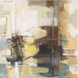 Paris PREKAS (1926-1999), "Composition abstraite", Huile sur toile...