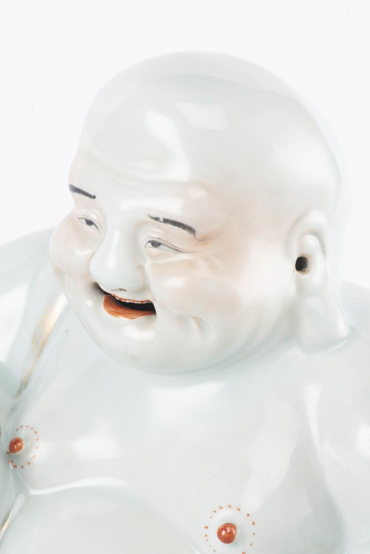 CHINE, Boudha assis en porcelaine... - Image 3 of 7