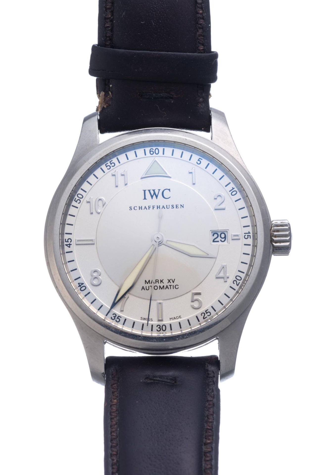 IWC (INTERNATIONAL WATCH CO), Montre-bracelet Mark XV à mouvement automatique...