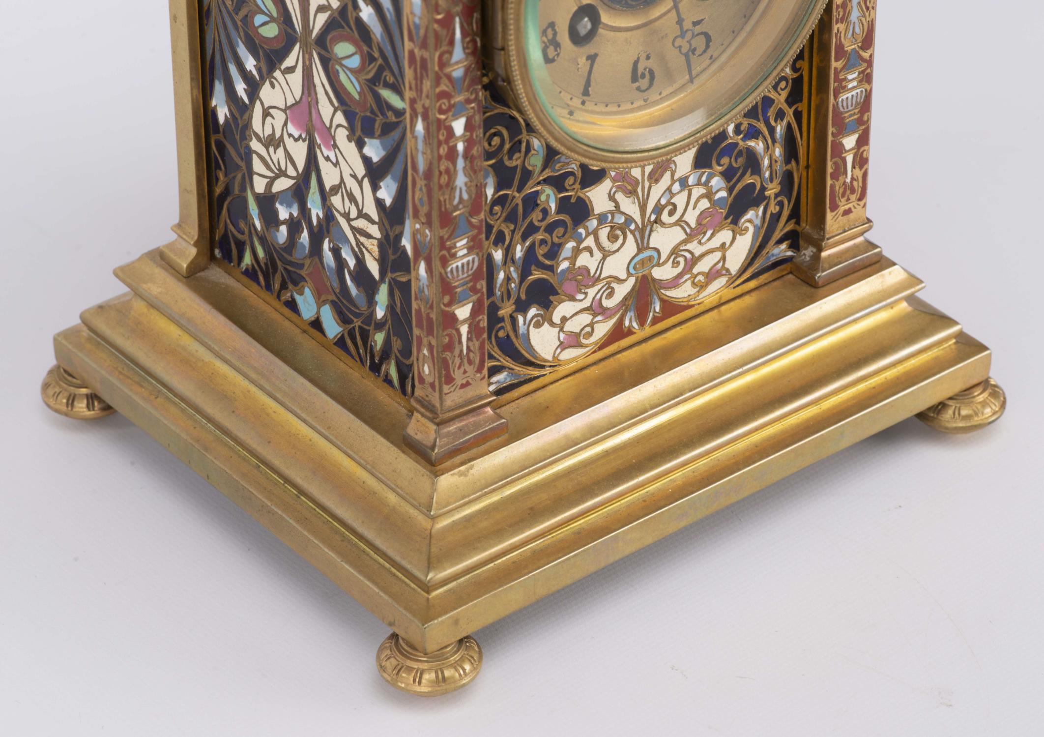 EDWARD &amp; SONS, Pendule d'Epoque Victorienne... - Image 10 of 10