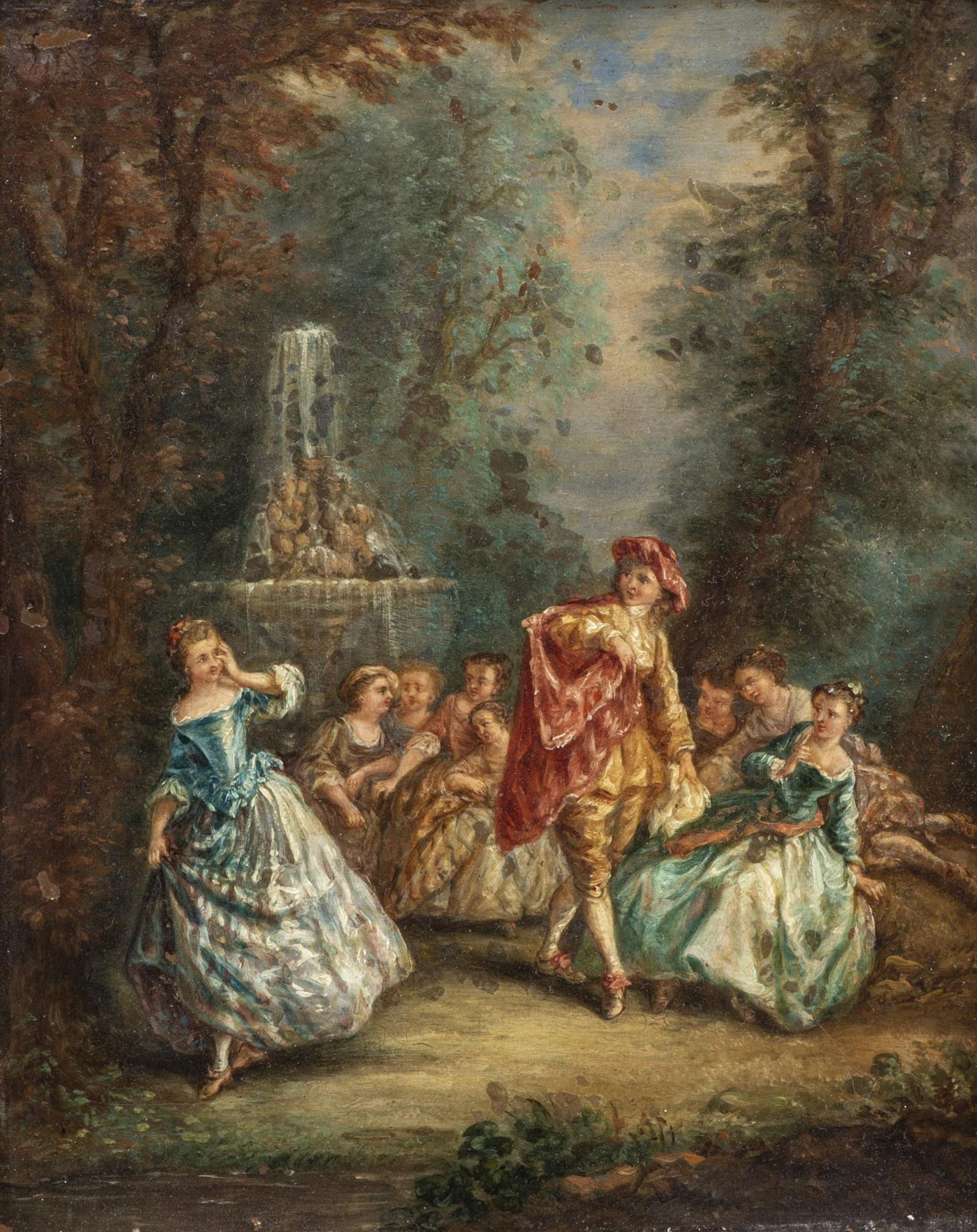 Christian Wilhelm Ernst DIETRICH (1712-1774), "Sc&amp;egrave;ne galante"...