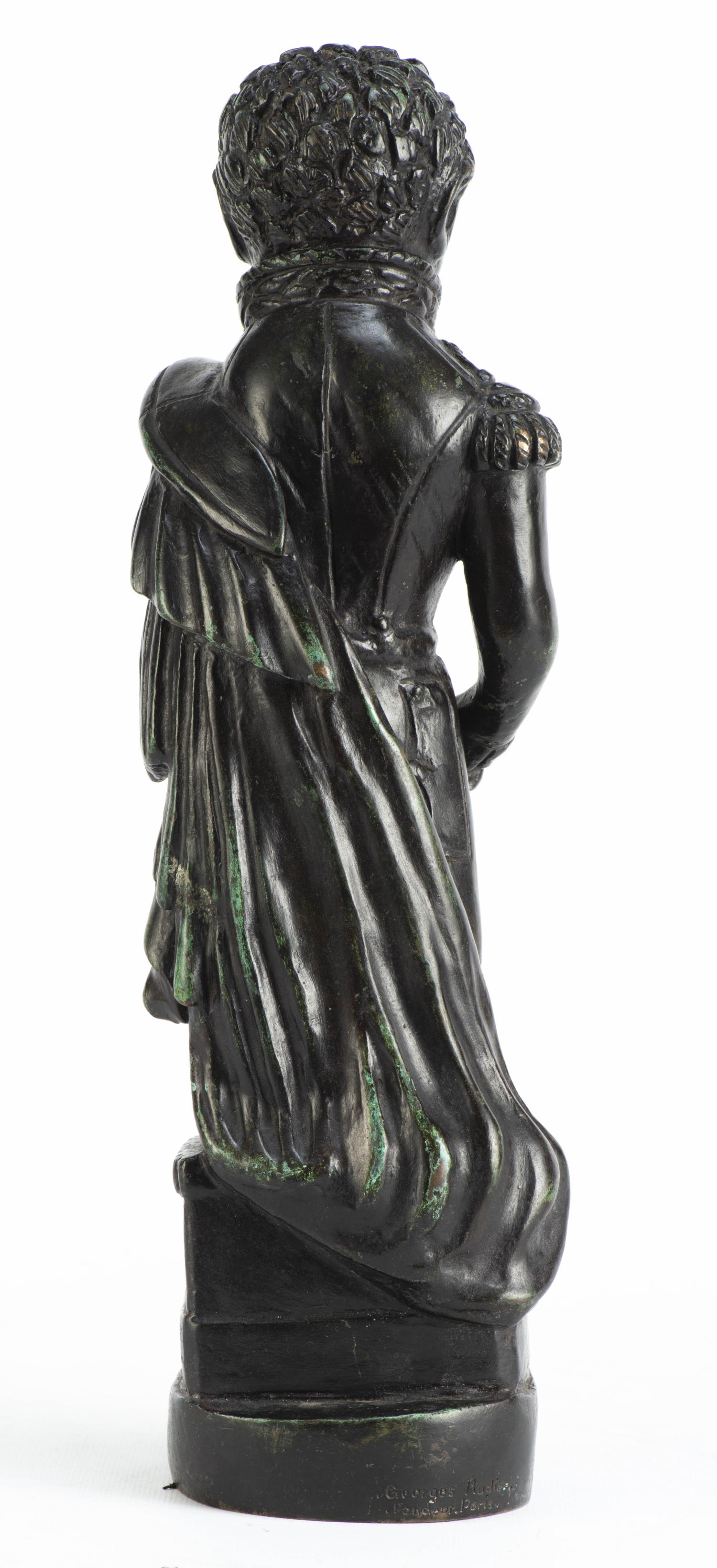 *LE DOUANIER ROUSSEAU (1844-1910), "Le Baron Daumesnil", Sculpture en bronze... - Image 3 of 20