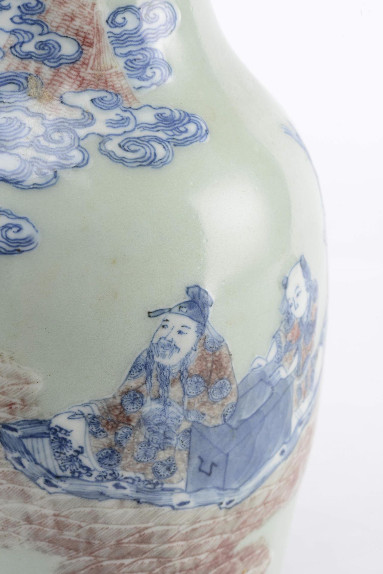 CHINE, Vase Yenyen en porcelaine, Epoque Qing... - Image 6 of 7