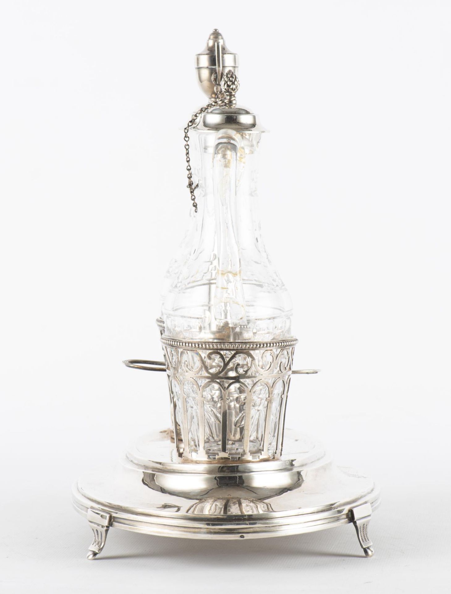 Huilier Vinaigrier Louis XVI en argent, Paris, 1787... - Image 3 of 9