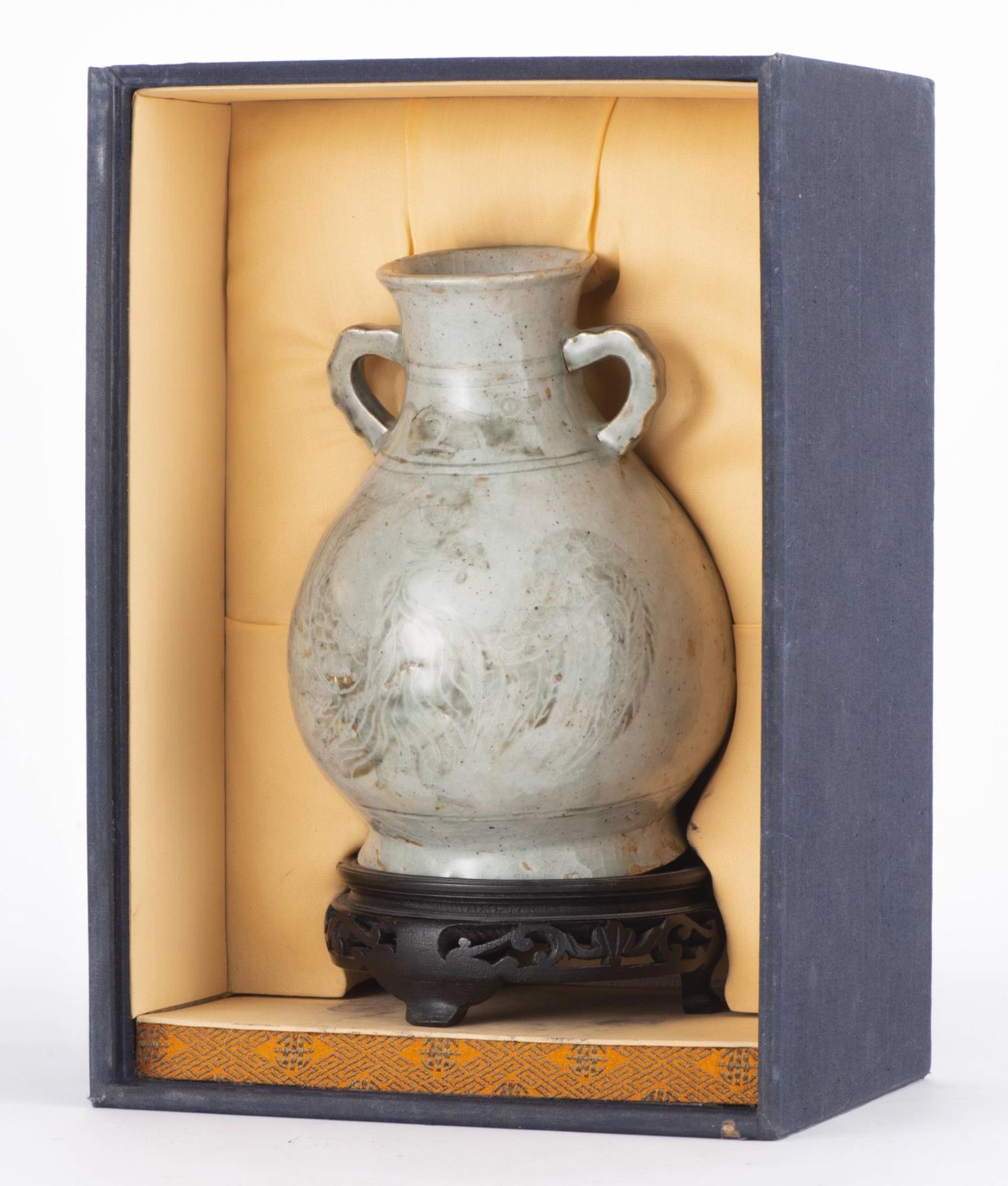 CHINA, Hu vase in celadon glazed stoneware, - Image 10 of 10