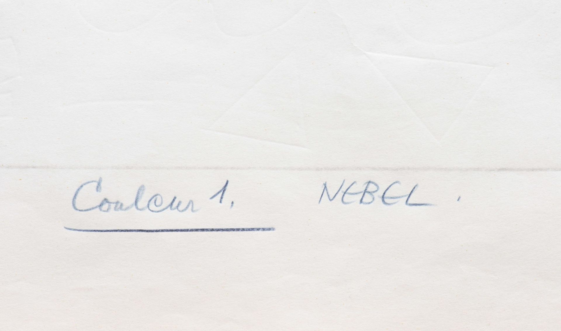 Nebel OTTO (1892-1973) "Couleur 1 - 2 - 3 - 4  - 5 - 6 - 7", 1958, Ensemble de sept gouaches... - Image 6 of 42