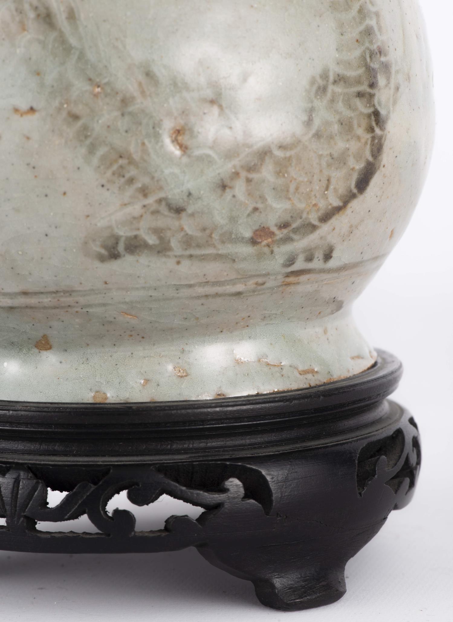 CHINA, Hu vase in celadon glazed stoneware, - Image 8 of 10