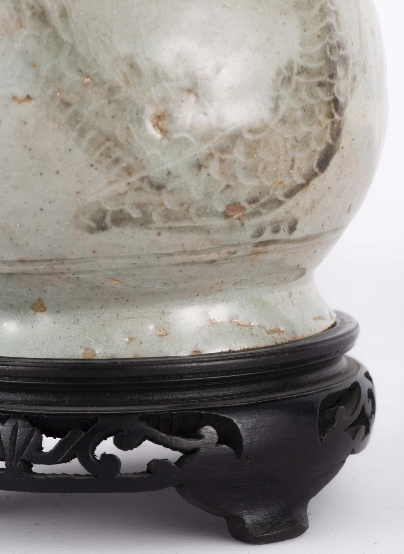 CHINA, Hu vase in celadon glazed stoneware, - Image 8 of 10