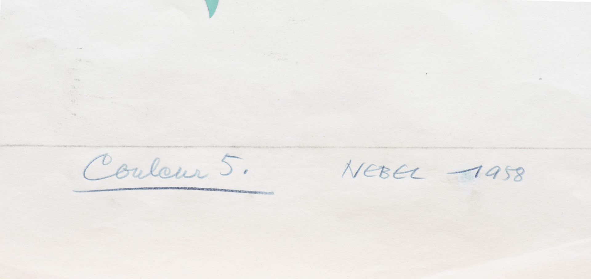 Nebel OTTO (1892-1973) "Couleur 1 - 2 - 3 - 4  - 5 - 6 - 7", 1958, Ensemble de sept gouaches... - Image 11 of 42