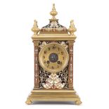 EDWARD &amp; SONS, Pendule d'Epoque Victorienne...