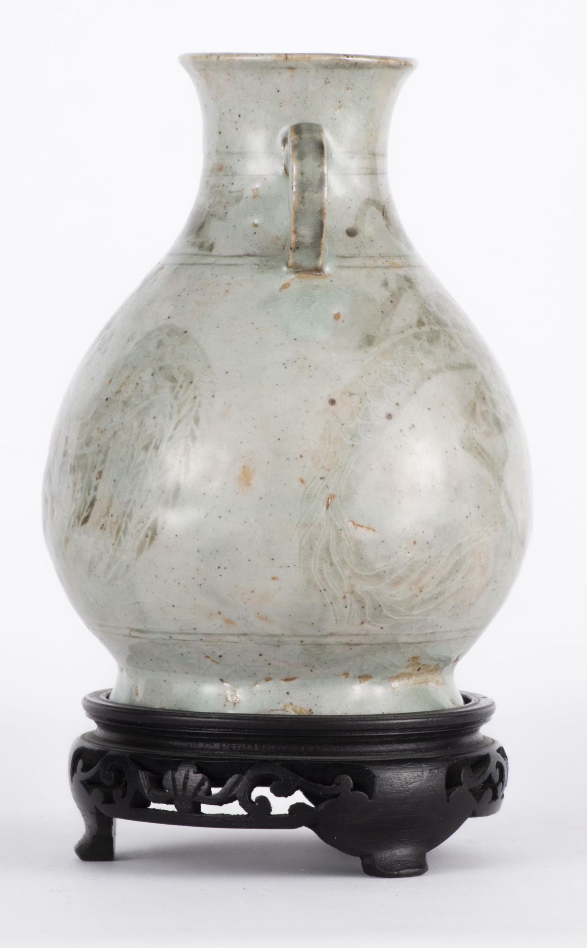 CHINA, Hu vase in celadon glazed stoneware, - Image 2 of 10