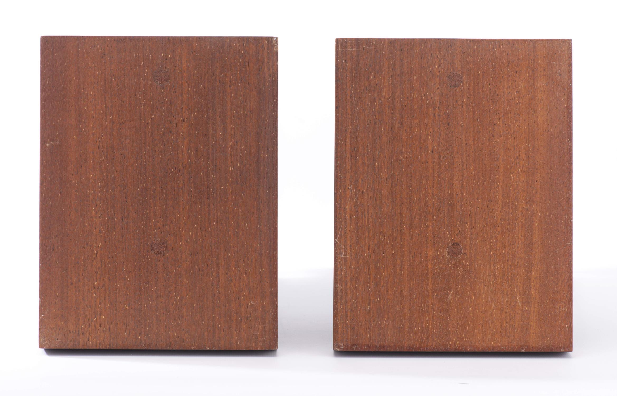 CHINA, Pair of painted wooden bookends - Image 3 of 5