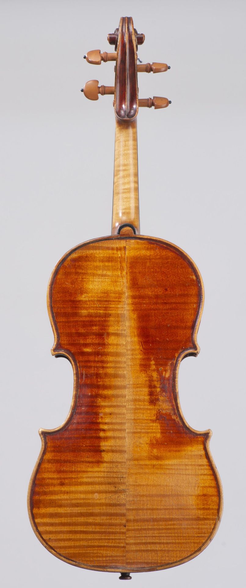 Violon (français) avec étiquette manuscrite " Fait avec une â€¦ de violon Stradivarius par Pique ... - Image 2 of 7
