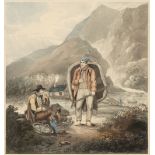 * Harding (J. W.). Four plates from 'Sketches in North Wales, 1810