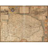 * Norfolk. Speed (John), Norfolk a Countie florishing & populous described..., 1676