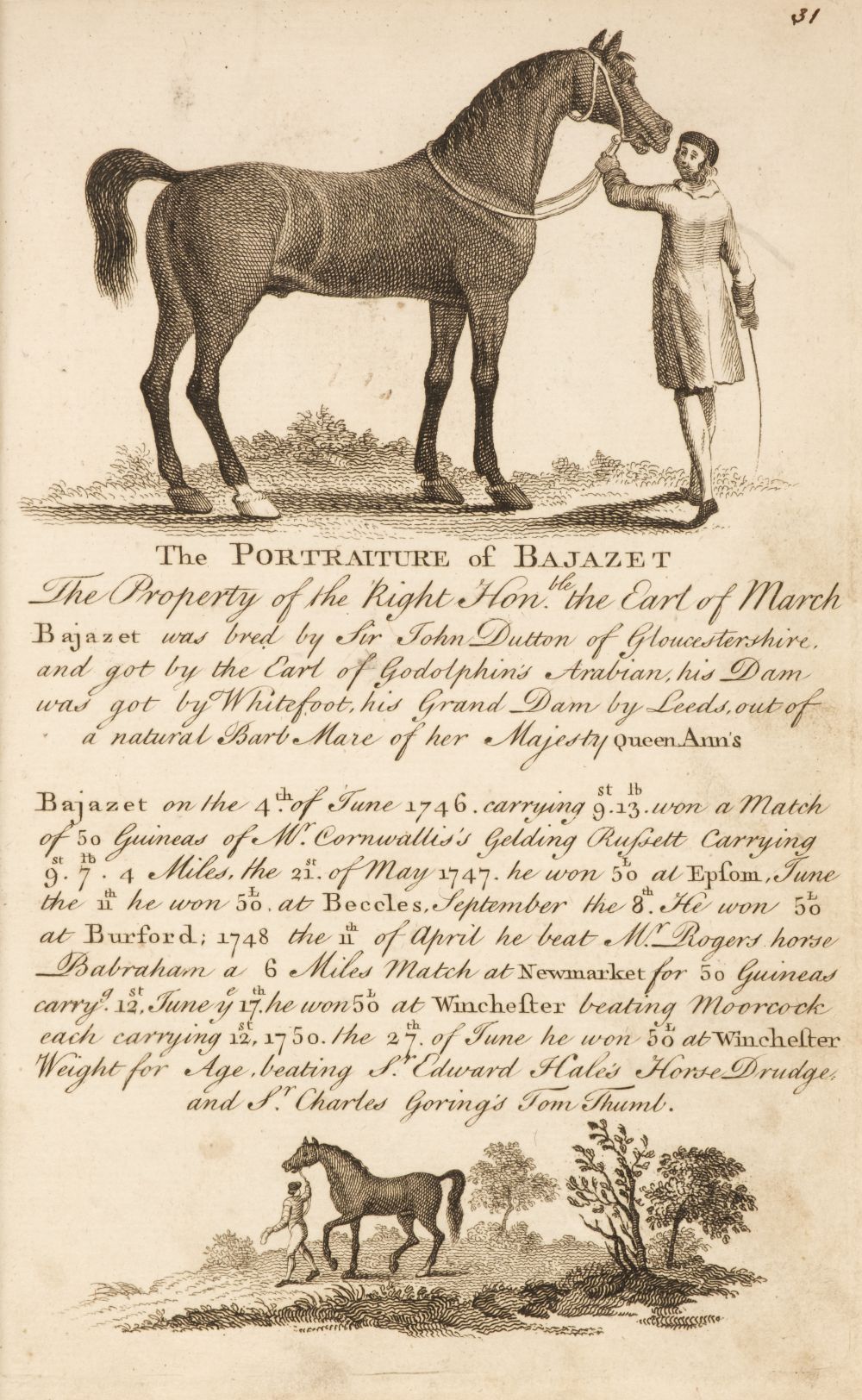 Roberts (James). The Sportsman's Pocket Companion, 1st edition, c.1760