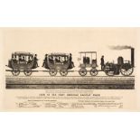 * Jarmy (Thomas, after). View of the First American Railway Train, Leggo & Co. 1866