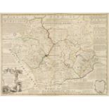 Leicestershire. Bowen (E.), An Accurate Map of the Counties of Leicester and Rutland, 1765