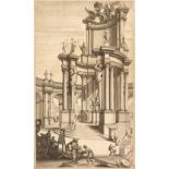 Pozzo (Andrea). Rules and examples of perspective proper for painters and architects, circa 1725