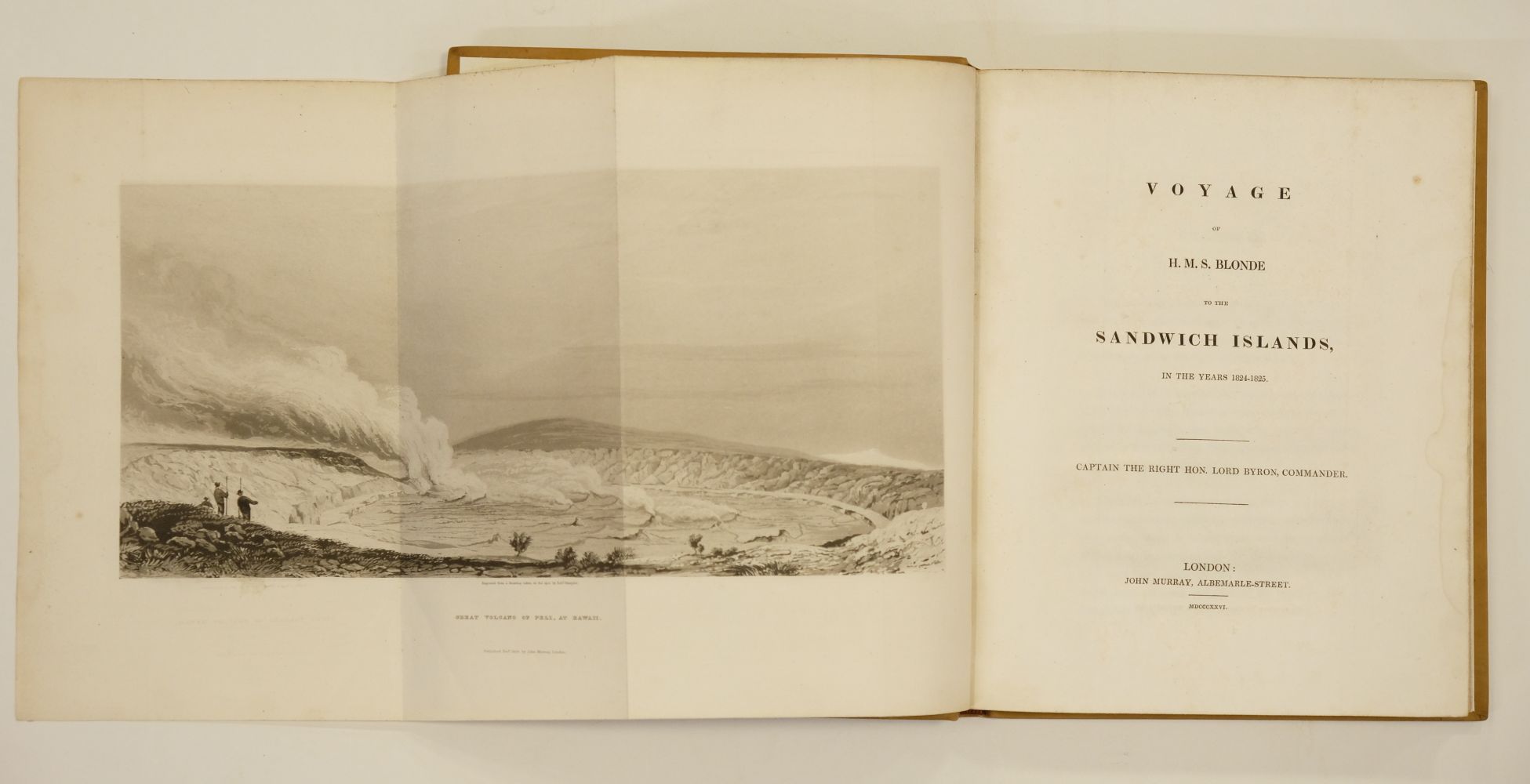 Byron (George Anson). Voyage of H.M.S. Blonde to the Sandwich Islands, 1st edition, 1826 - Image 5 of 9