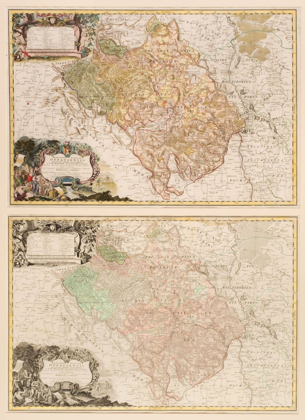 * Silesia. Homann (J. B. heirs of), Principatus Silesiae Oppaviensis, circa 1750