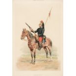 * Military. Titeux (Eugene). 12 lithographs from Historiques et uniformes de l'armée Française,