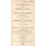 Crichton (Alexander). An Inquiry into Mental Derangement, 1st edition, 1798, & 1 other