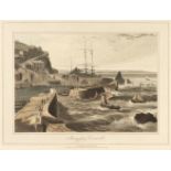 * Daniell (William). Fifteen prints from 'A Voyage round Great Britain', circa 1825