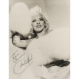 * Film & Theatre Autographs. A collection of 47 signed photographs, letters & signatures, 20th c.