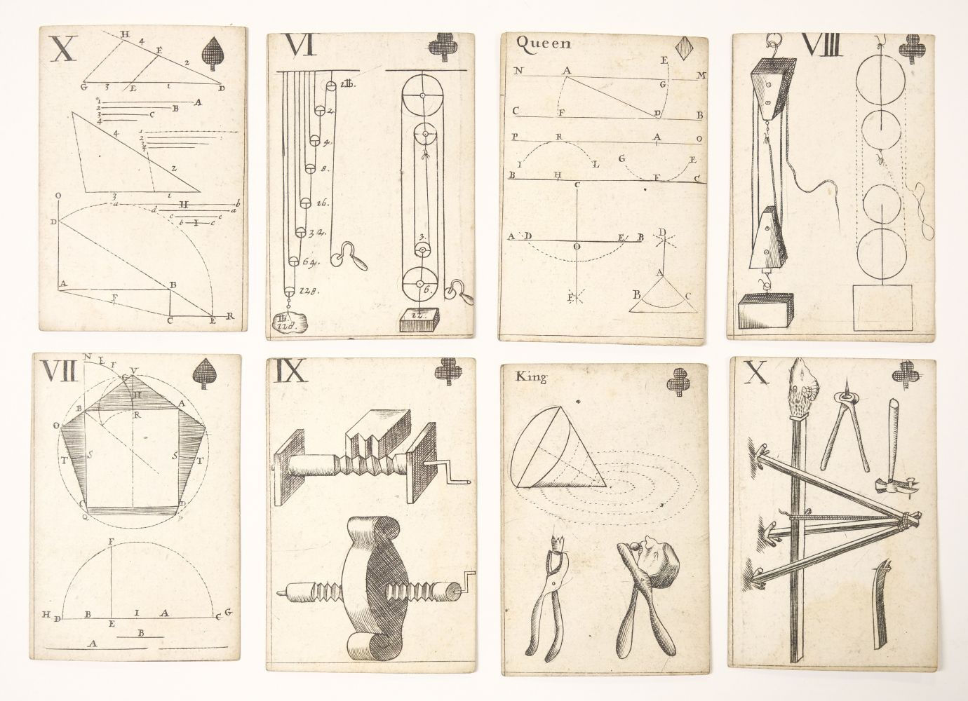 * Moxon (J., publisher). Geometrical Playing Cards, London, 1697 - Image 2 of 6