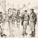 * Corbould (Alfred Chantrey, 1852-1920). Liverpool Dock Strike, c.1890