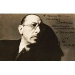 * Stravinsky (Igor, 1882-1971).
