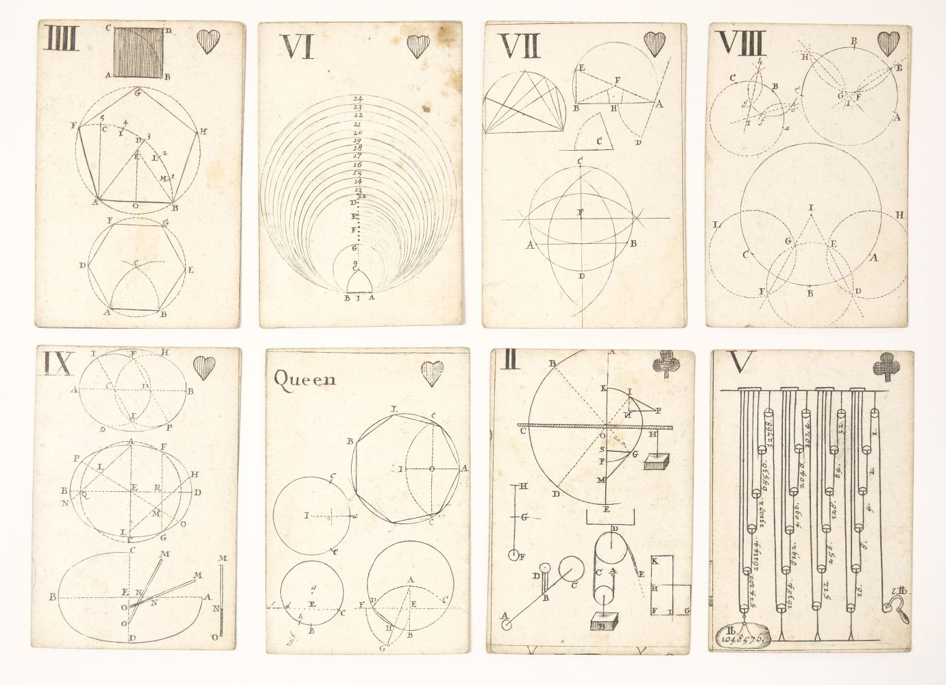 * Moxon (J., publisher). Geometrical Playing Cards, London, 1697 - Image 5 of 6