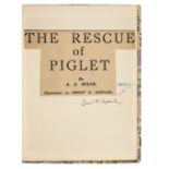 Milne (A. A.). The Rescue of Piglet, a New Story for Children, c.1925