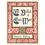 Kipling (Rudyard). The Ballad of East & West. c.1900