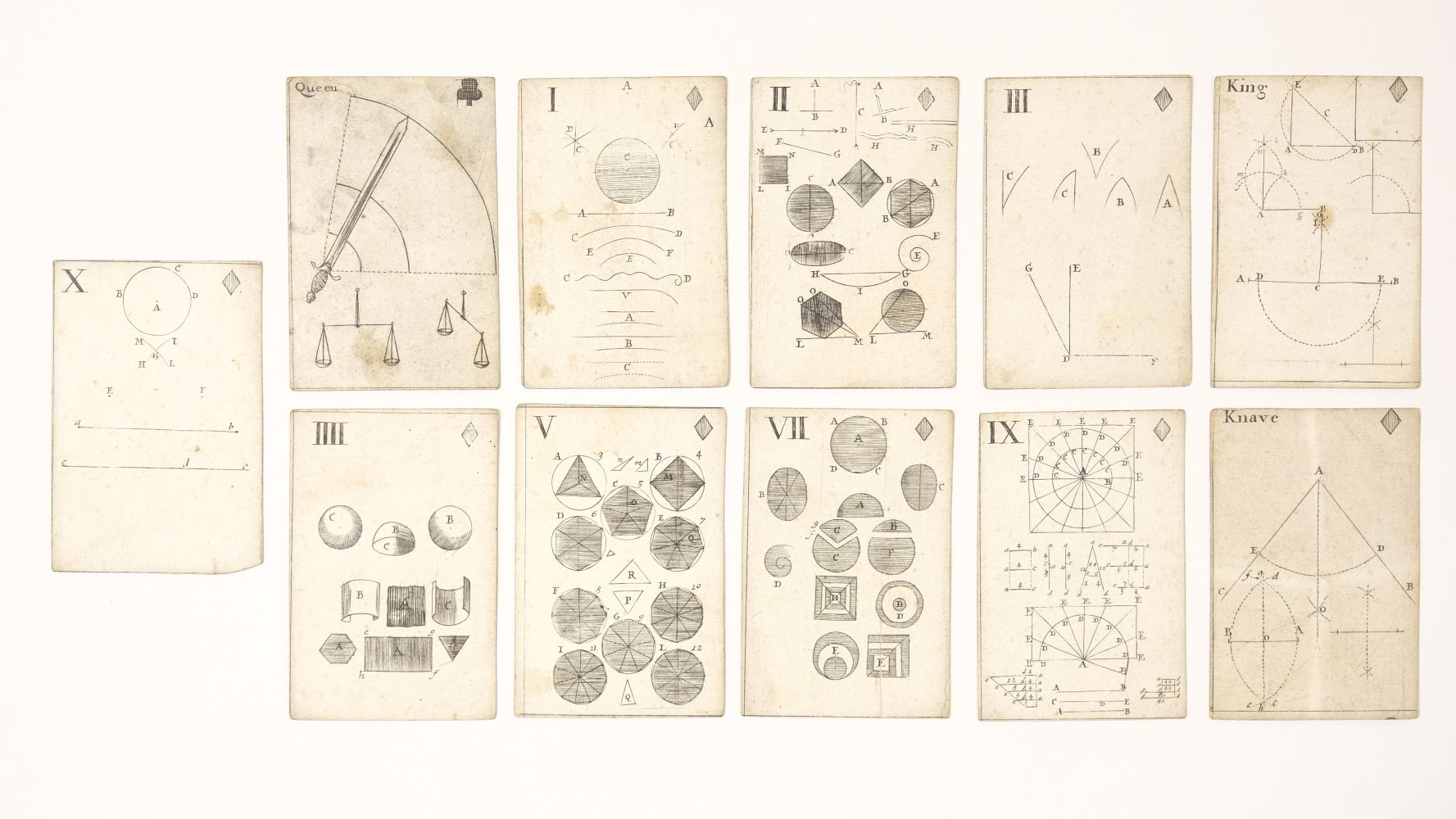 * Moxon (J., publisher). Geometrical Playing Cards, London, 1697 - Image 6 of 6