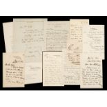 * Artists' Autographs. A group of 18, 19th & 20th century