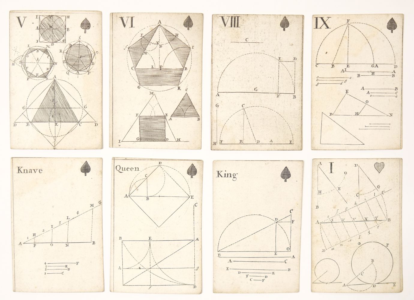 * Moxon (J., publisher). Geometrical Playing Cards, London, 1697 - Image 4 of 6