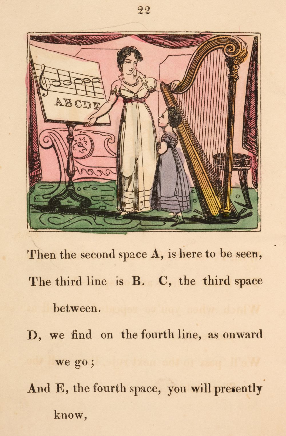 Dean and Munday. The Gamut and Time-Table, in Verse, by C. Finch, circa 1824