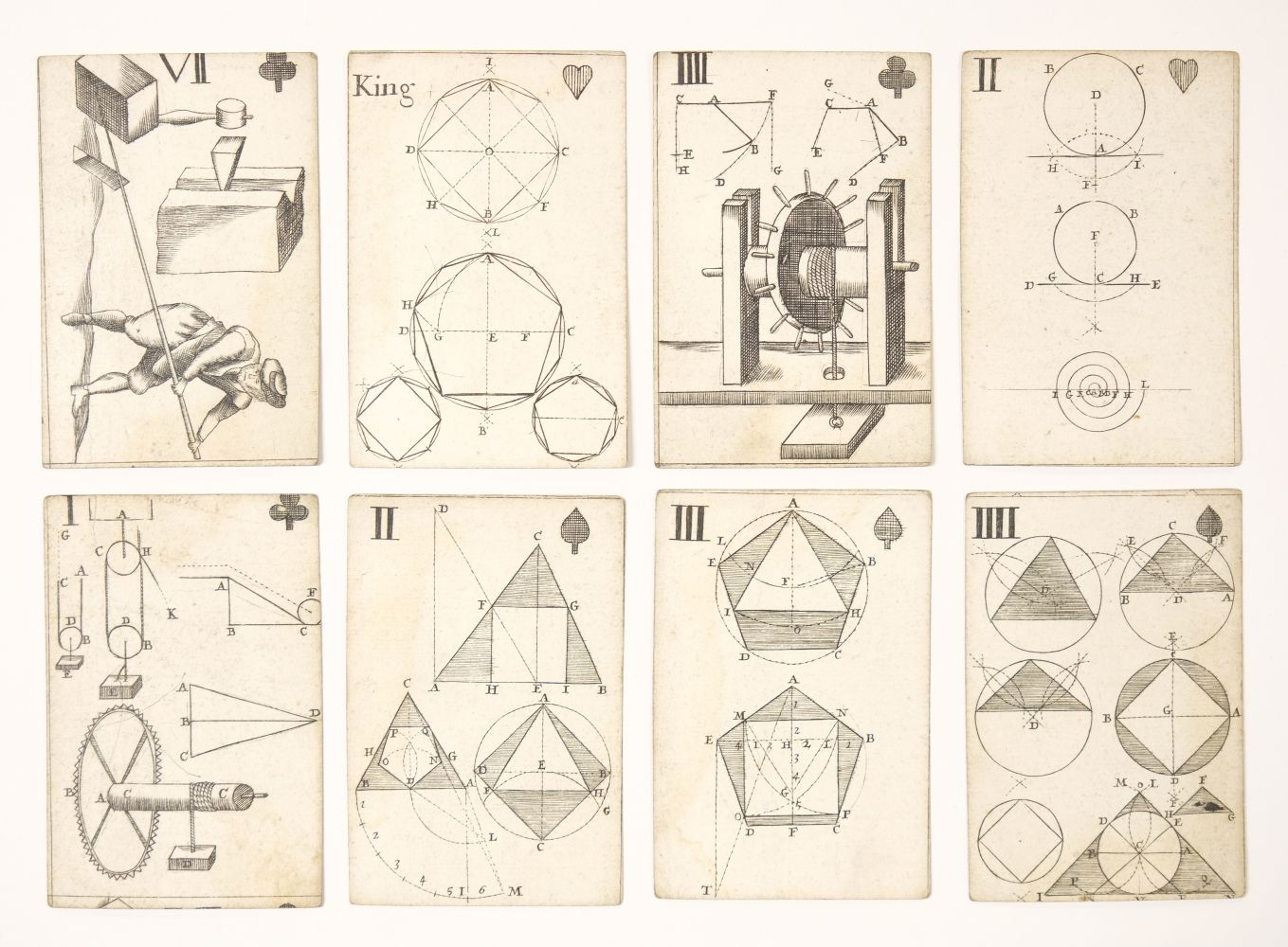 * Moxon (J., publisher). Geometrical Playing Cards, London, 1697 - Image 3 of 6