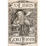 * Geddes (Ewan, 1866-1935). Bookplate design for George Turner