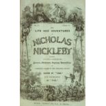Dickens (Charles). The Life and Adventures of Nicholas Nickleby, 1st edition, 1839