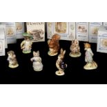 * Potter (Beatrix). A collection of Royal Albert and Beswick figures