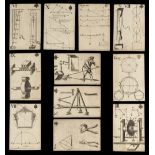 * Moxon (J., publisher). Geometrical Playing Cards, London, 1697